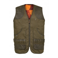 GILET CHASSE PERCUSSION SAVANE REVERSIBLE GHOST CAMO S