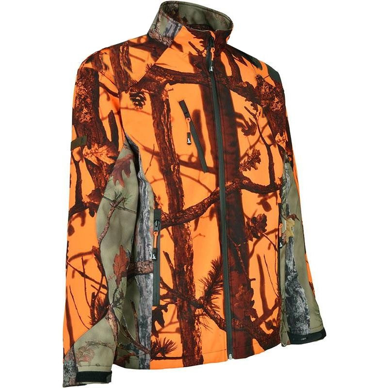 BLOUSON DE CHASSE PERCUSSION SOFTSHELL GHOST TAILLE 14 ANS