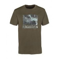 TEE SHIRT PERCUSSION ENFANT SERIGRAPHIE KAKI TAILLE 10A