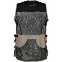 GILET BALL TRAP EVO NOIR/BEIGE-XL