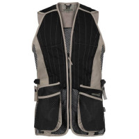GILET BALL TRAP EVO NOIR/BEIGE-M